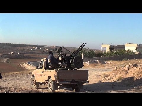 شاهد الجيش الحر يتصدى لهجوم القوات الحكومية على داريا