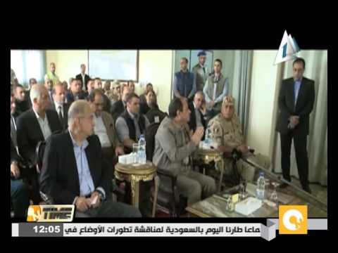 فيديو السيسي يجري زيارة مفاجئة للإسكندرية