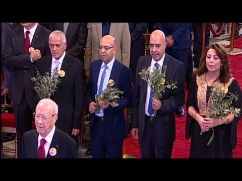 شاهد حفل تكريمي للجنة الرباعية للحوار الوطني في تونس