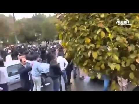 شاهد حرس إيران الثوري يلوح بقمع التظاهرات للأتراك الاذريين
