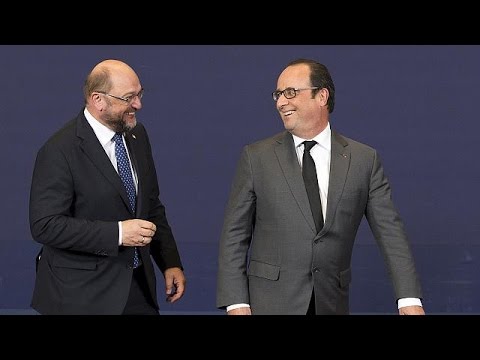 شاهد مارتن شولتز يؤكد أن خطاب الرئيس هولاند كان صارمًا