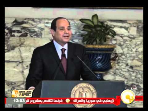 شاهد الرئِيس السيسي يشهد توقيع اتفاقية لإنشاء محطة نووية