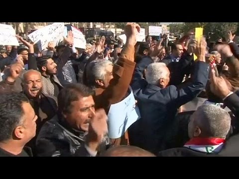 متظاهرون عراقيون يطالبون باتخاذ الإجراءات ضد أنقرة