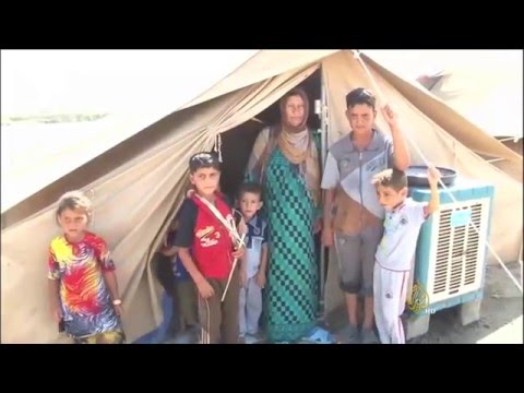 شاهدأهالي الرمادي يعيشون أوقات عصيبة بعد إنذار الجيش