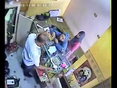 فيديو لحظة سرقة محل ذهب