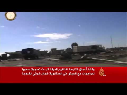 شاهد استمرار المواجهات في محيط حديثة غرب الأنبار