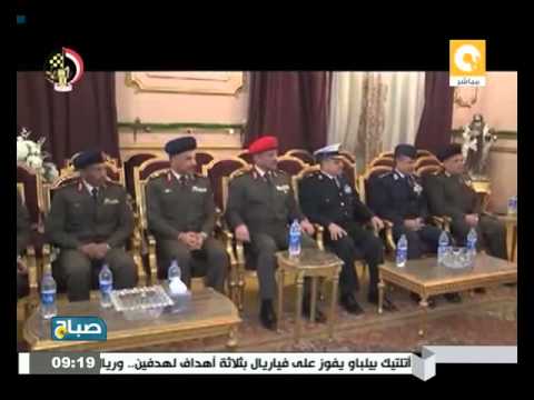 وزير الدفاع ورئيس أركان حرب القوات المسلحة يقدمان التهنئة للبابا تواضروس