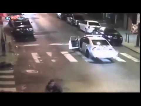 شاهد محاولة أطلاق نار على شرطي أميركي