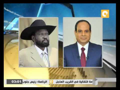السيسي يبحث هاتفيا مع رئيس جنوب السودان دعم العلاقات المشتركة