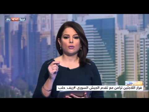 شاهد سوريون ينامون في العراء على الحدود التركية