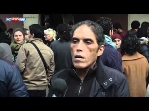 شاهد وقفة تضامنية مع أسرة الإيطالي القتيل في مصر