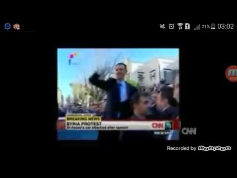 شاهد محاولة لاغتيال الرئيس بشار الأسد