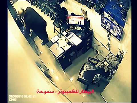 شاهد رجل يسرق متجر إلكترونيات في الإسكندرية