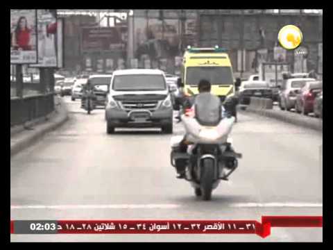 شاهد نقل جثمان بطرس غالي لإقامة جنازة عسكرية له