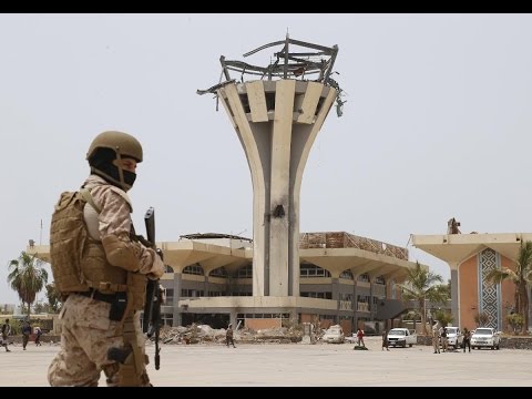 بالفيديوإغلاق مطار عدن الدولي