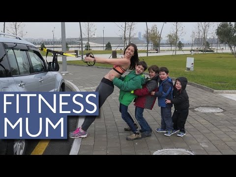 شاهد أم لـ 4 أطفال تحصل على جسم رياضي رشيق