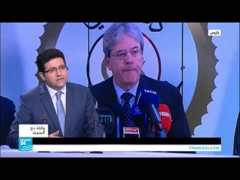 لقاءات وزير خارجية إيطاليا في ليبيا